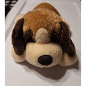Russ Berrie Target St Bernard Puppy Dog Plush Laying Stuffed Animal